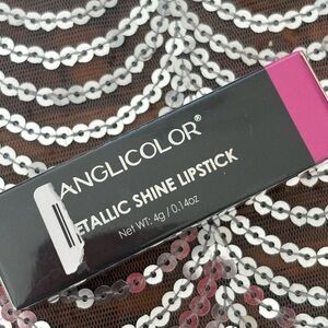 Metallic Shine Lipstick - Vibrant Pink